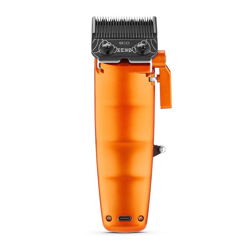 Back. StyleCraft - Saber II Cordless Hair Clipper in Orange - Orange.