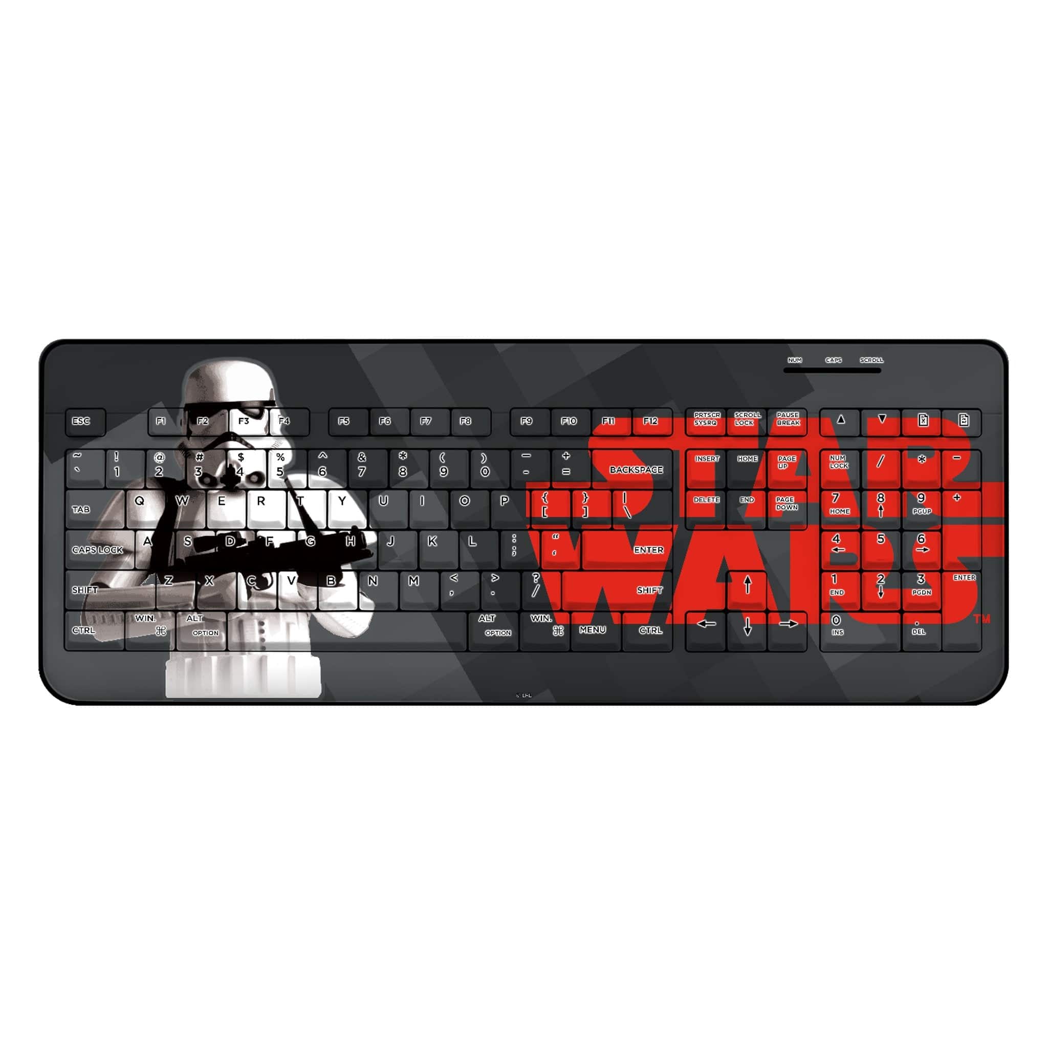 Keyscaper - Star Wars: A New Hope Color Block Wireless USB Keyboard - Stormtrooper