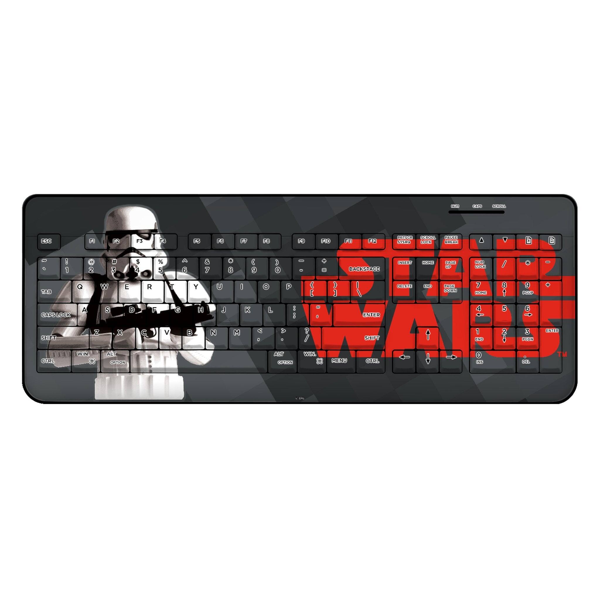 Keyscaper - Star Wars: A New Hope Color Block Wireless USB Keyboard - Stormtrooper