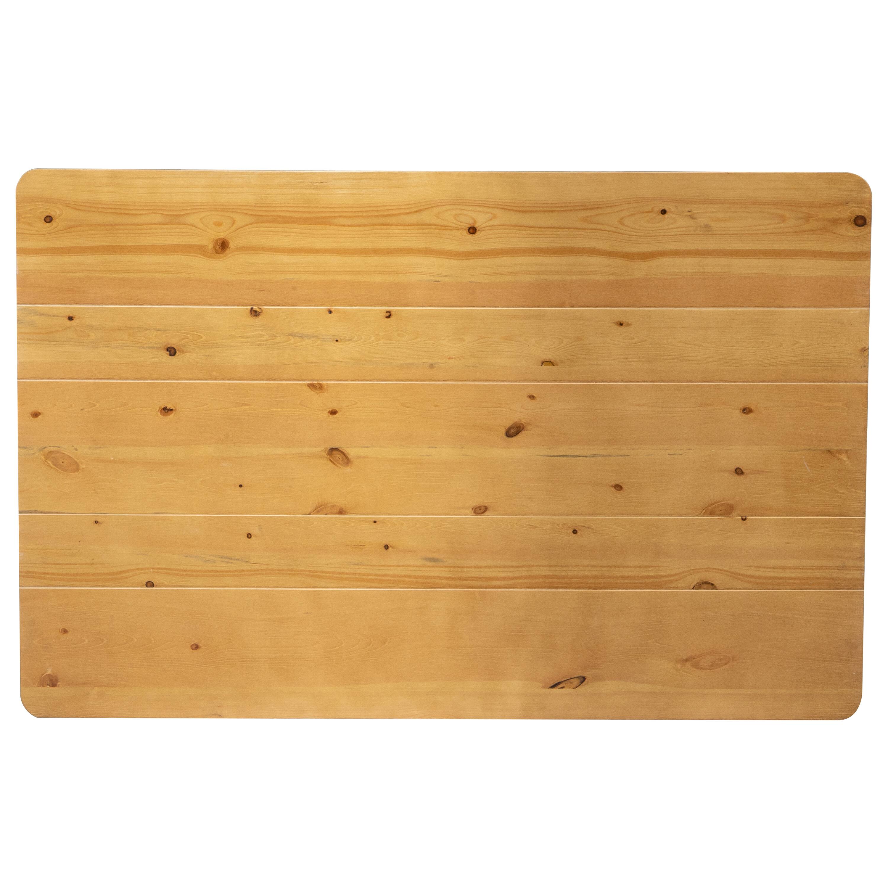 Alt View 1. Flash Furniture - HERCULES 46" x 30" Rectangular Antique Rustic Light Natural Solid Pine Farm Dining Table - Natural.