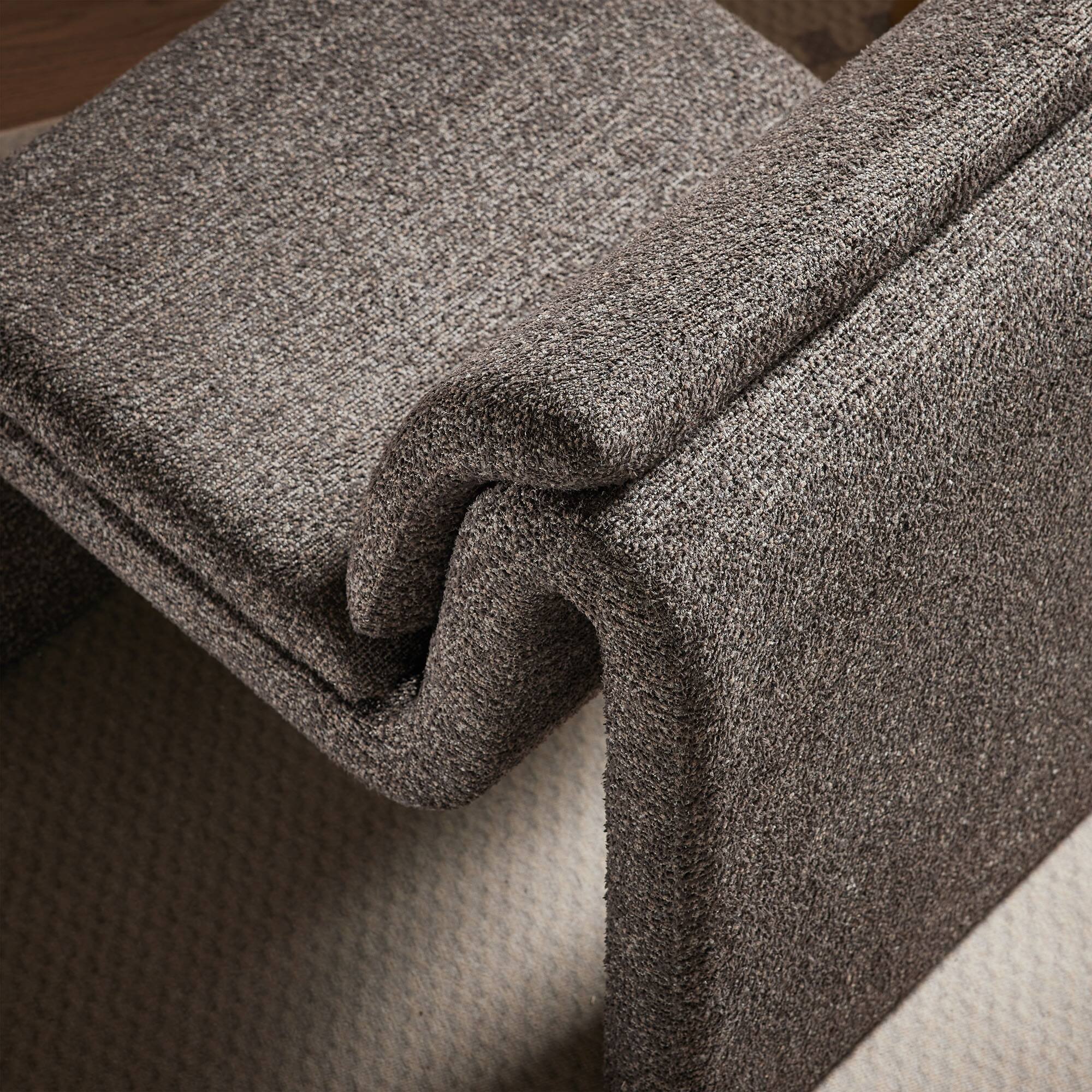 Alt View 1. Modway - Dune Boucle Upholstered Armless Accent Chair by Modway - Antique.