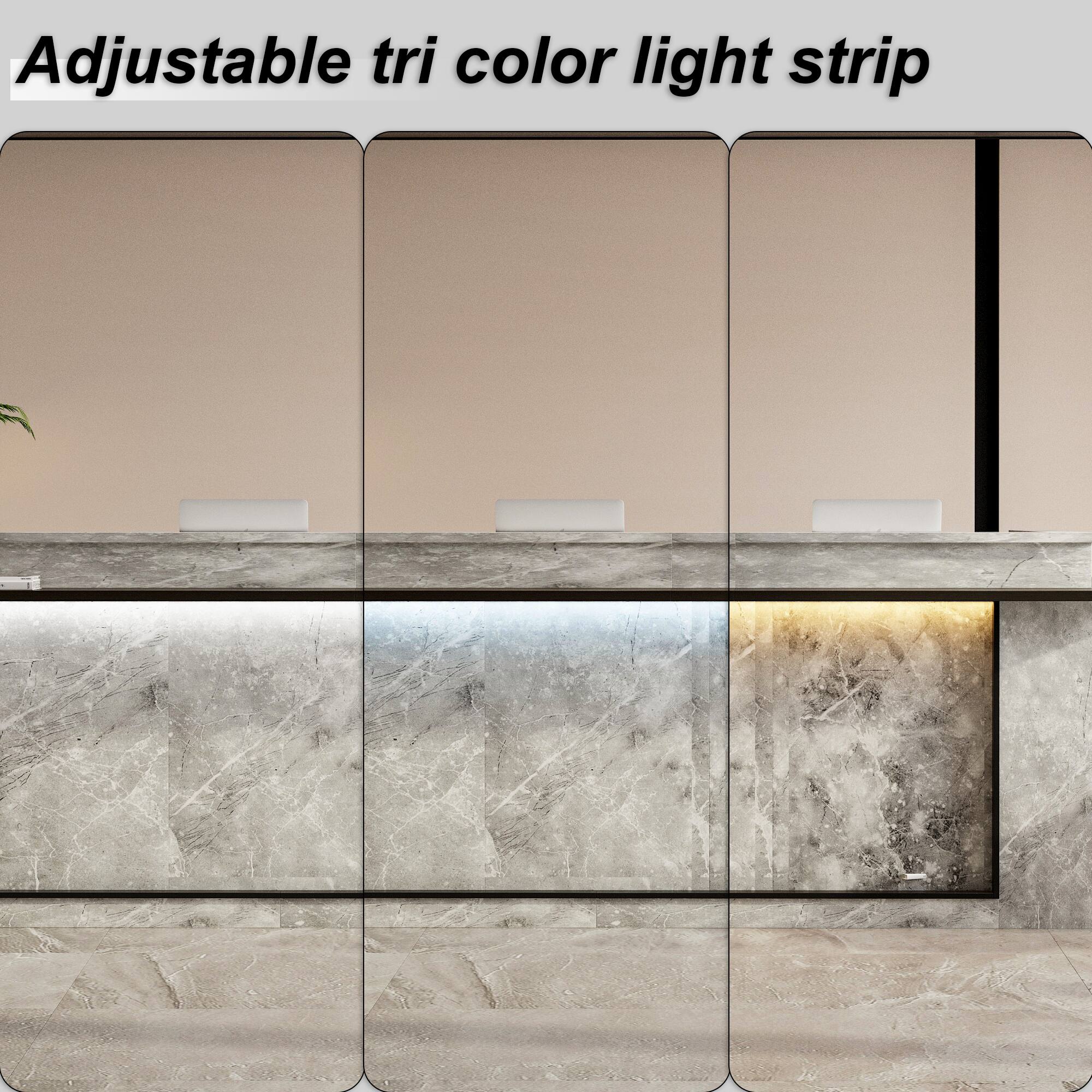 Adjustable tri color light strip