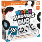 FoxMind Match Madness Duo: 60 Puzzles, 1-2 players, 1-2 players, 20 min playtime, matching game for fast thinkers!