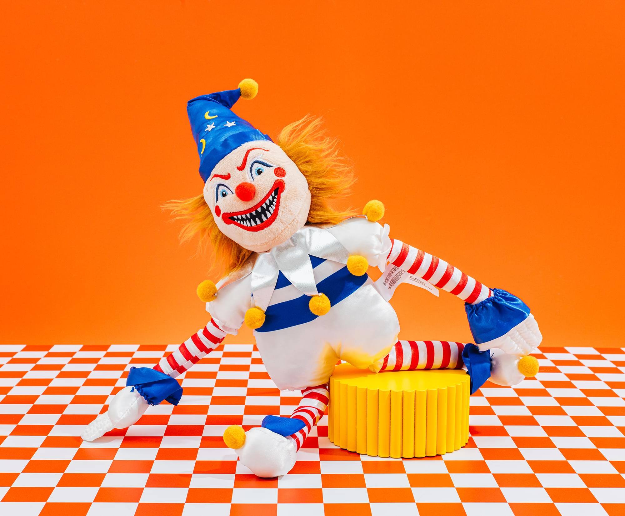 Alt View 5. Toynk - Poltergeist Possessed Clown Doll 14-Inch Collector Plush - Multi-Colored.