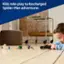 Kids role-play turbocharged Spider-Man adventures.
