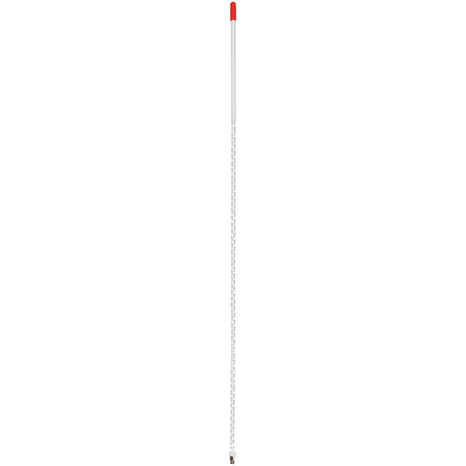 Front. Tram - Tram 4-W-HC 1,500-Watt 26-MHz to 29-MHz Fiberglass Whip CB AM/FM/SSB Antenna (4 Ft.; White) - White.