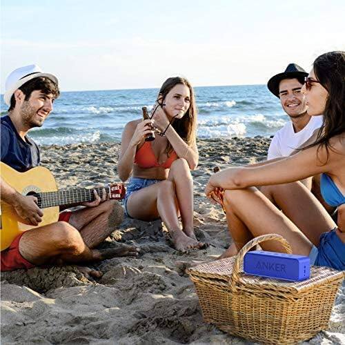 Alt View 6. Soundcore - Anker Soundcore Portable Waterproof Bluetooth Speaker - Ideal for Travel, Blue - Blue.