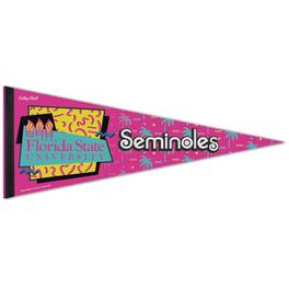 WinCraft - Florida State Seminoles Beach Club 12'' x 30'' Tiki Premium Pennant - Multicolor