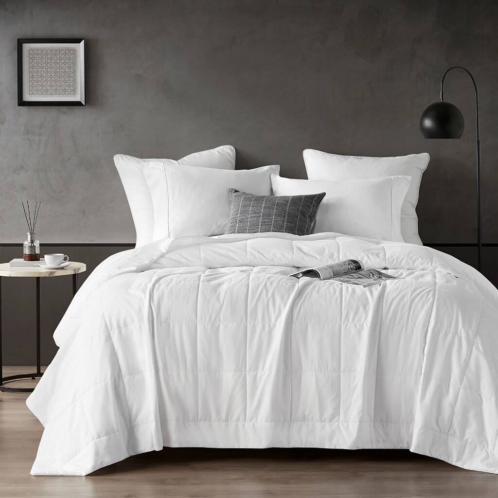 Alt View 4. Gracie Mills - Gracie Mills Brielle Down Alternative Comforter - White.