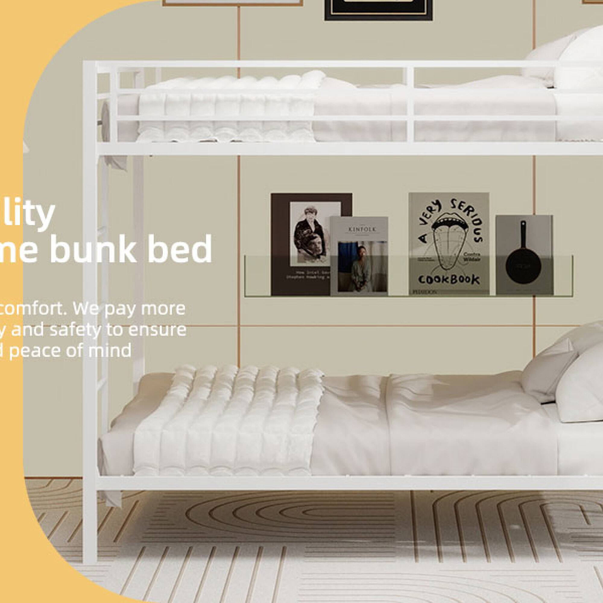 lity ne bunk bed comfort. We pay more and safety to ensure | peace of mind KINTOLE VERY SERIOUS A COOKBOOK PEDUDION