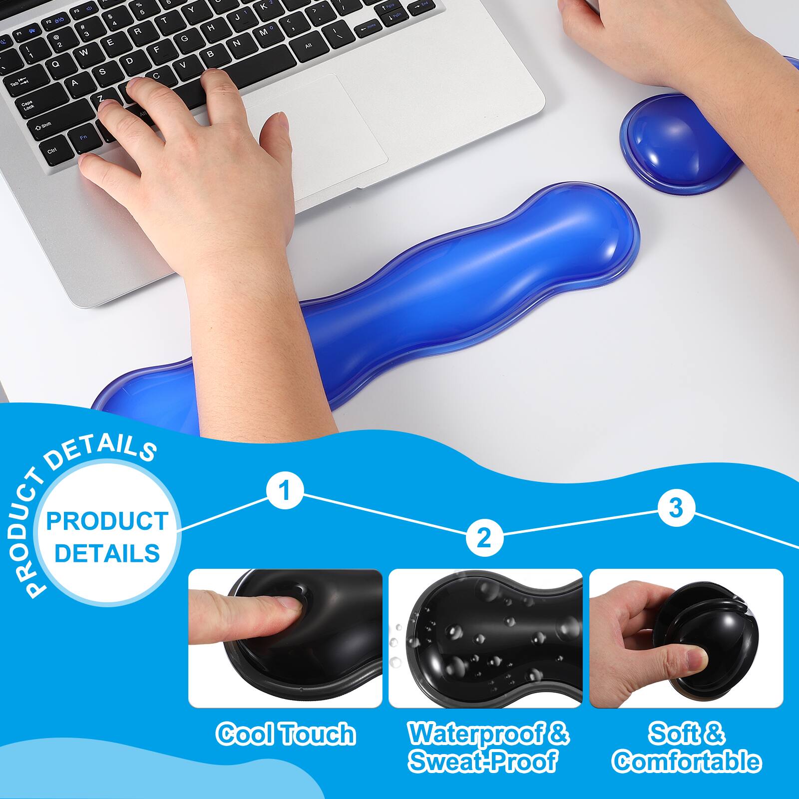 PRODUCT DETAILS

1. Cool Touch
2. Waterproof & Sweat-Proof
3. Soft & Comfortable