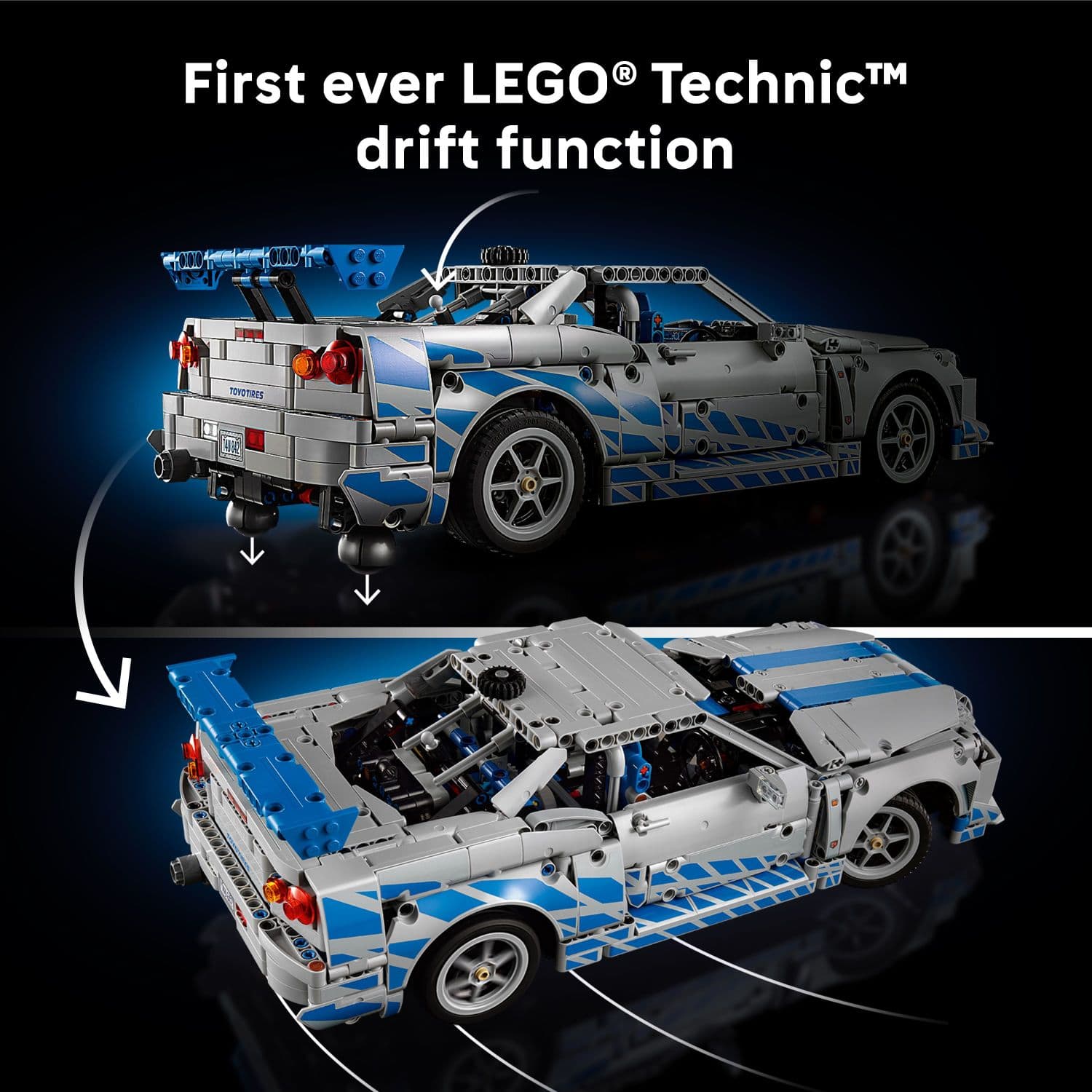 First ever LEGO Technic drift function