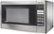 Left. Panasonic - 1.2 Cu. Ft. Mid-Size Microwave - Stainless steel.