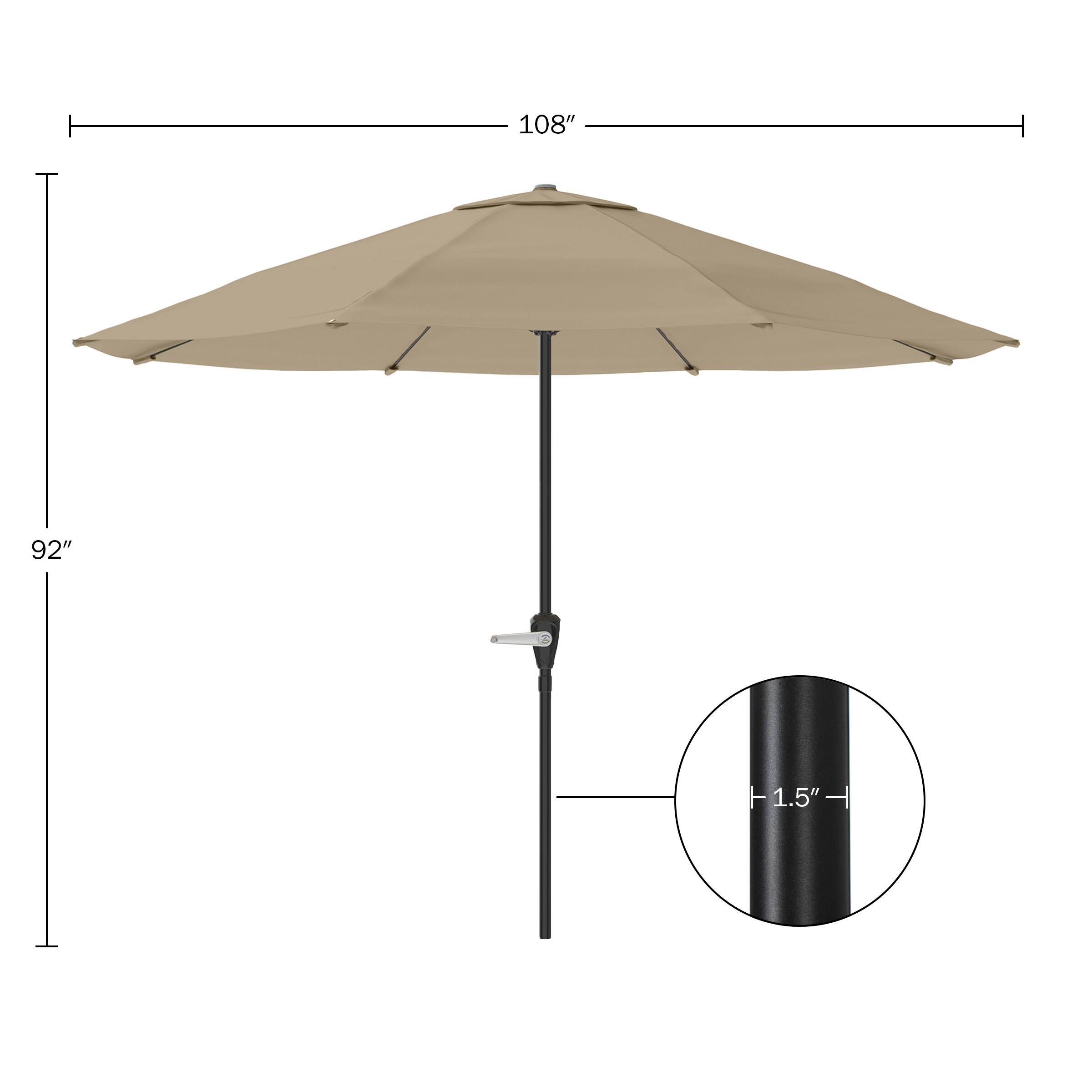 Best Buy Pure Garden 9Ft Outdoor Patio Umbrella Sand 50LG1040