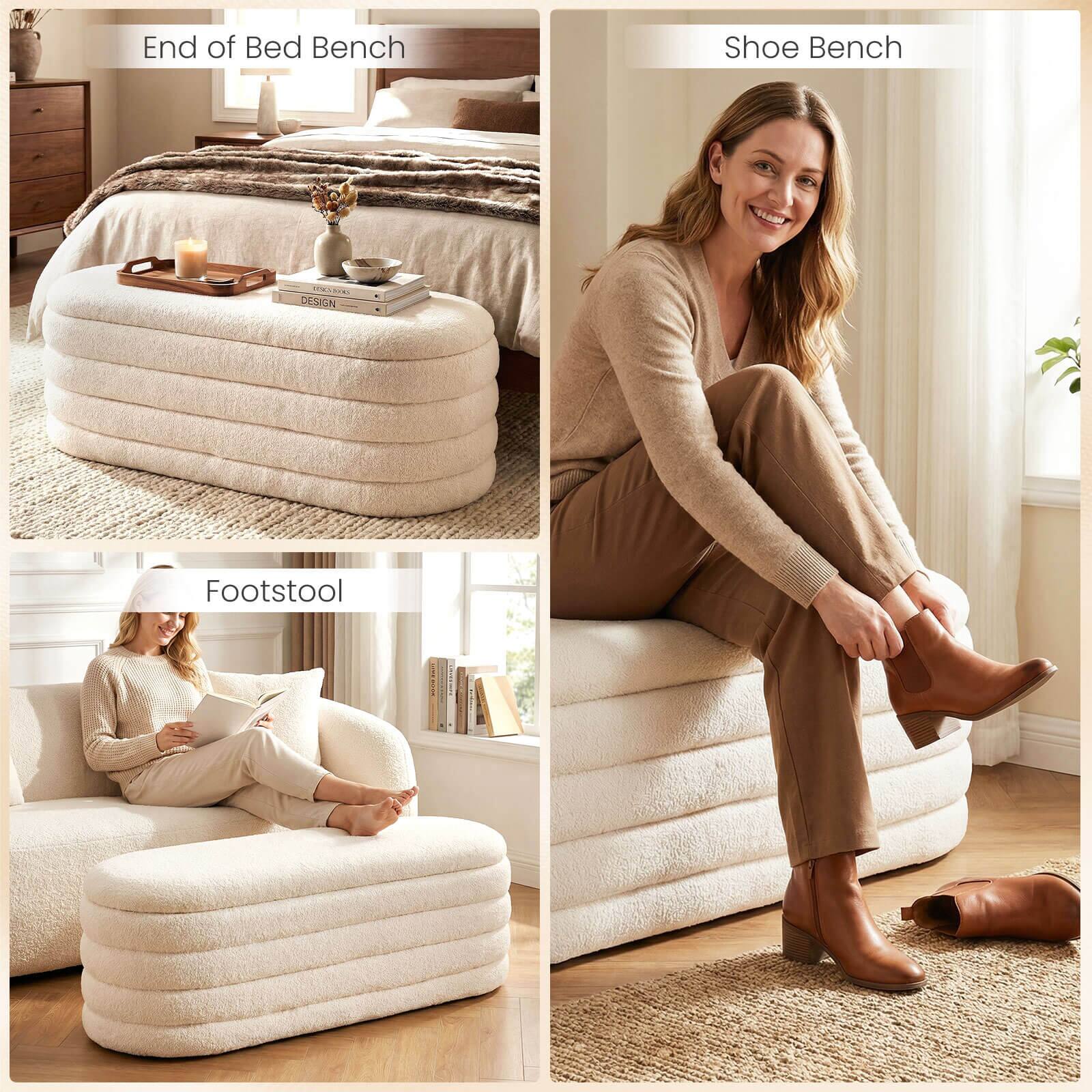 End of Bed Bench  
Shoe Bench  
Footstool