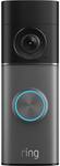 Ring - Wired Doorbell Pro, Retinal 4K for ultra-clear video, 10x Zoom, Night Vision for full-color in the near dark - Deep Silver