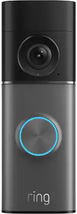 Ring - Wired Doorbell Pro (3rd Gen) — Retinal 4K for ultra-clear video, 10x Zoom, Low-Light Sight for color in near dark - Deep Silver