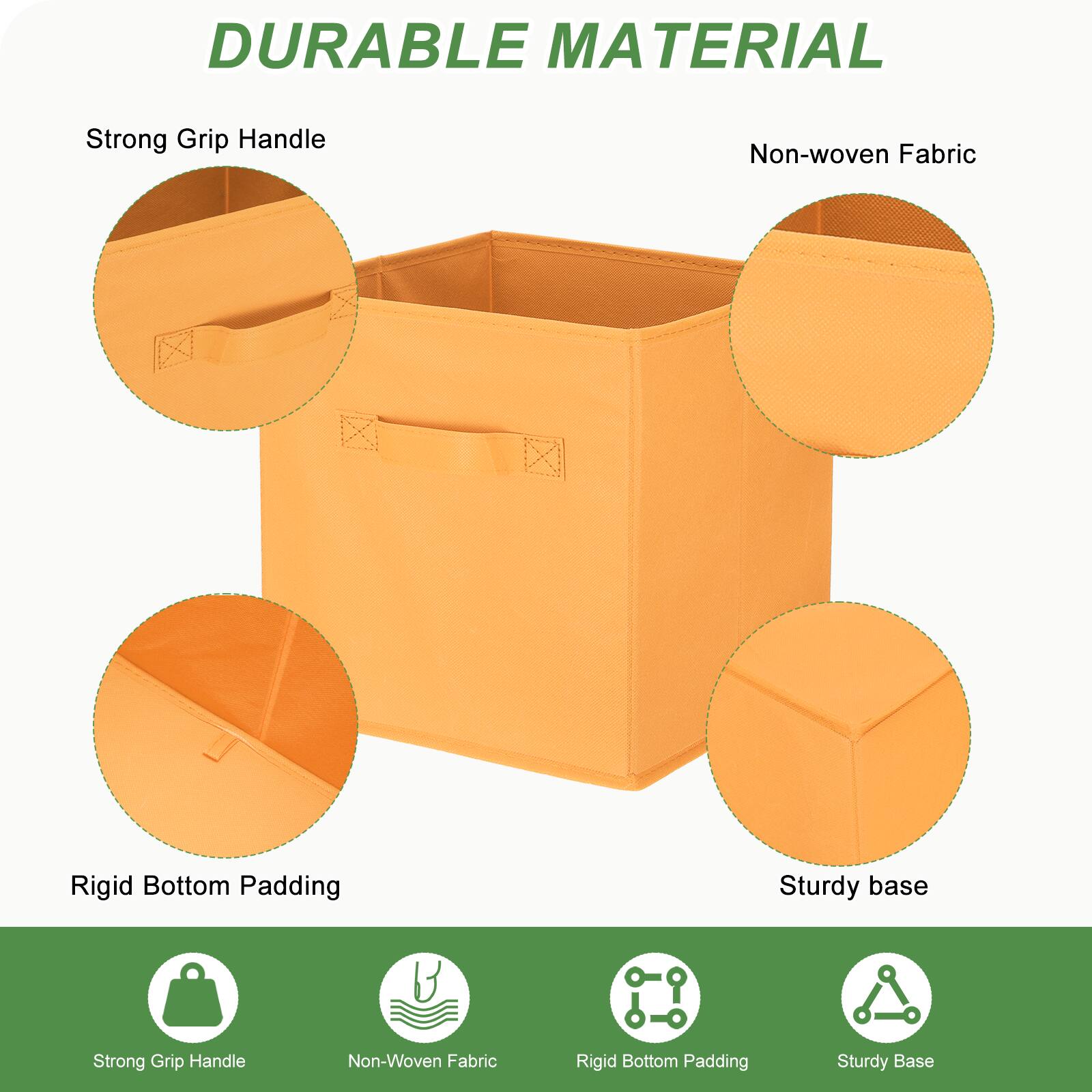 DURABLE MATERIAL

- Strong Grip Handle
- Non-woven Fabric
- Rigid Bottom Padding
- Sturdy Base
