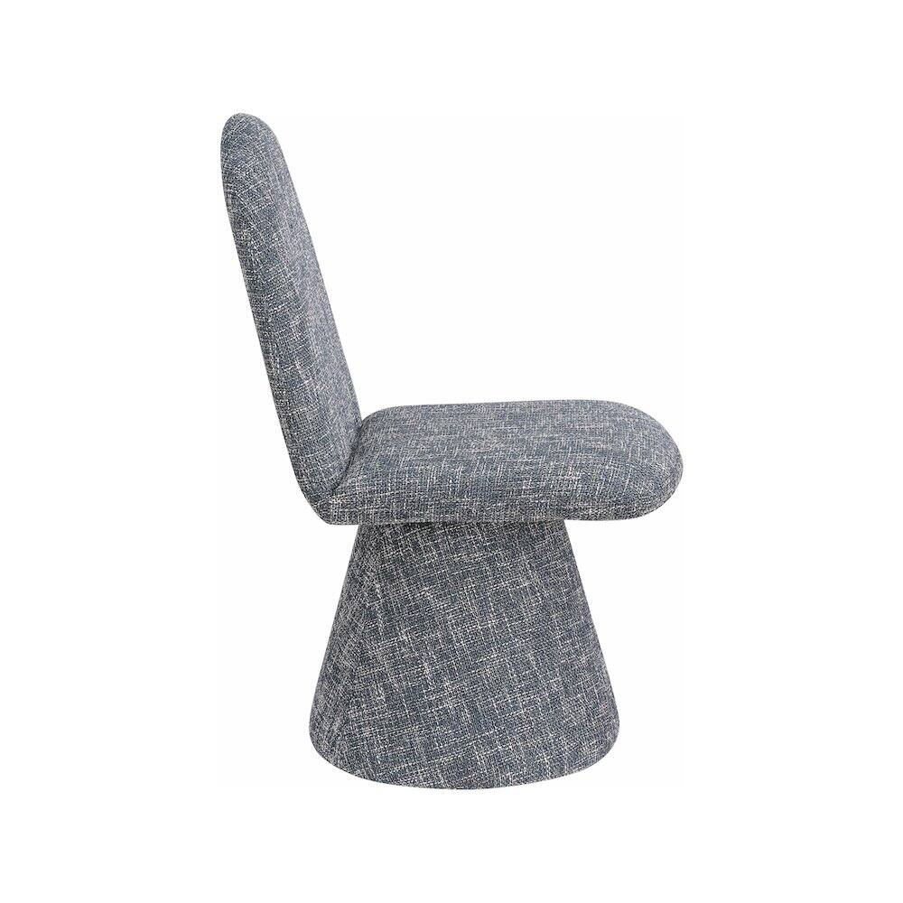 Alt View 2. Meridian Furniture - Renuar Blue Dining Chair, Set of 2 - Blue.
