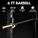 6 FT BARBELL
- 6 FT LENGTH
- 500 LBS WEIGHT CAPACITY
- BAR WEIGHT 27 LBS
- FITS 2 INCH WEIGHT PLATES