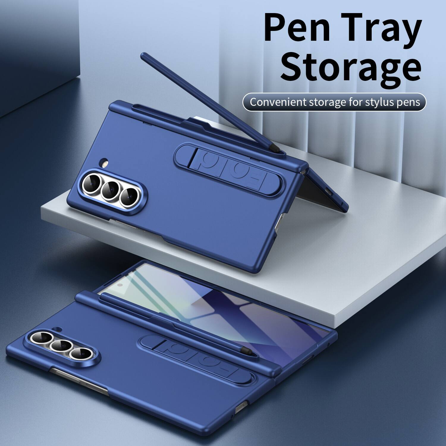 Pen Tray Storage  
Convenient storage for stylus pens