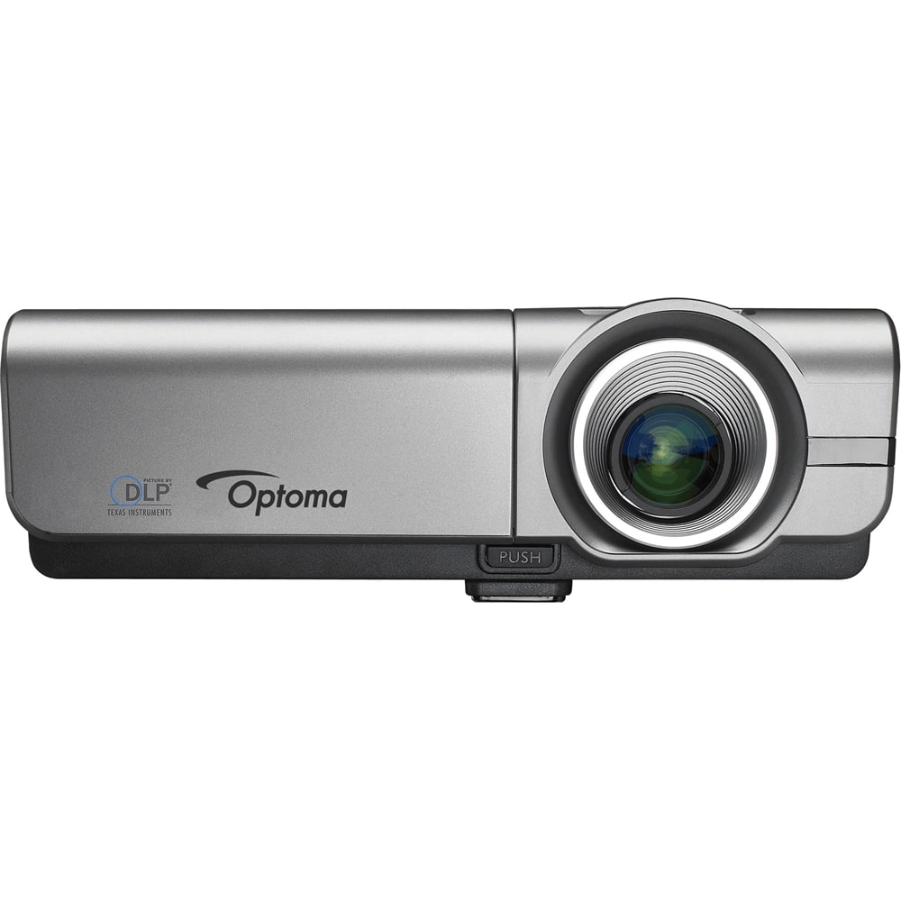 Front. Optoma - EH500 1080p DLP Projector - Silver.
