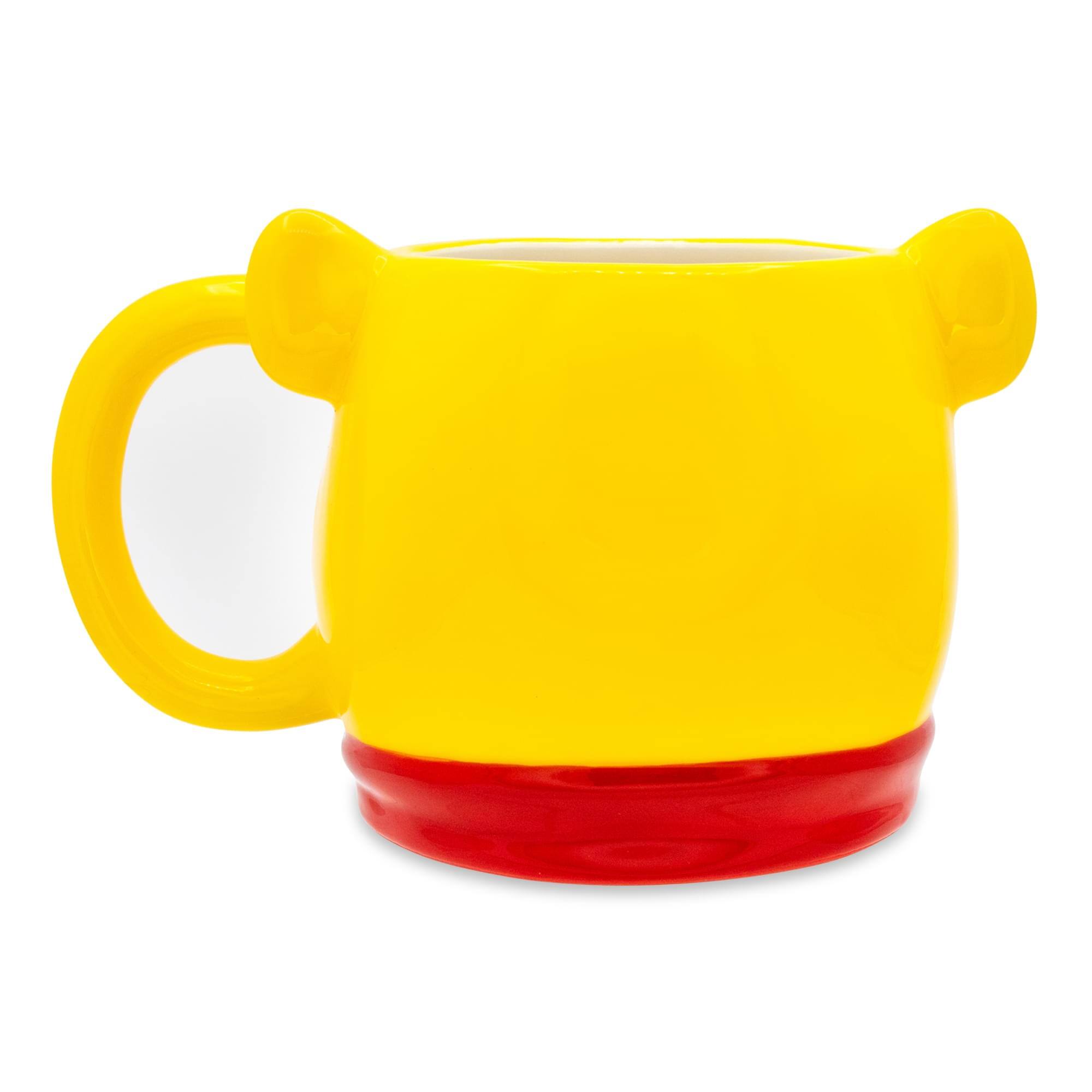 Alt View 2. Disney - Disney Winnie the Pooh 3D Sculpted Ceramic Mug | Holds 20 Ounces - Yellow.