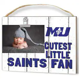 Jardine - Marymount Saints 8'' x 10'' Cutest Little Weathered Logo Clip Photo Frame - White