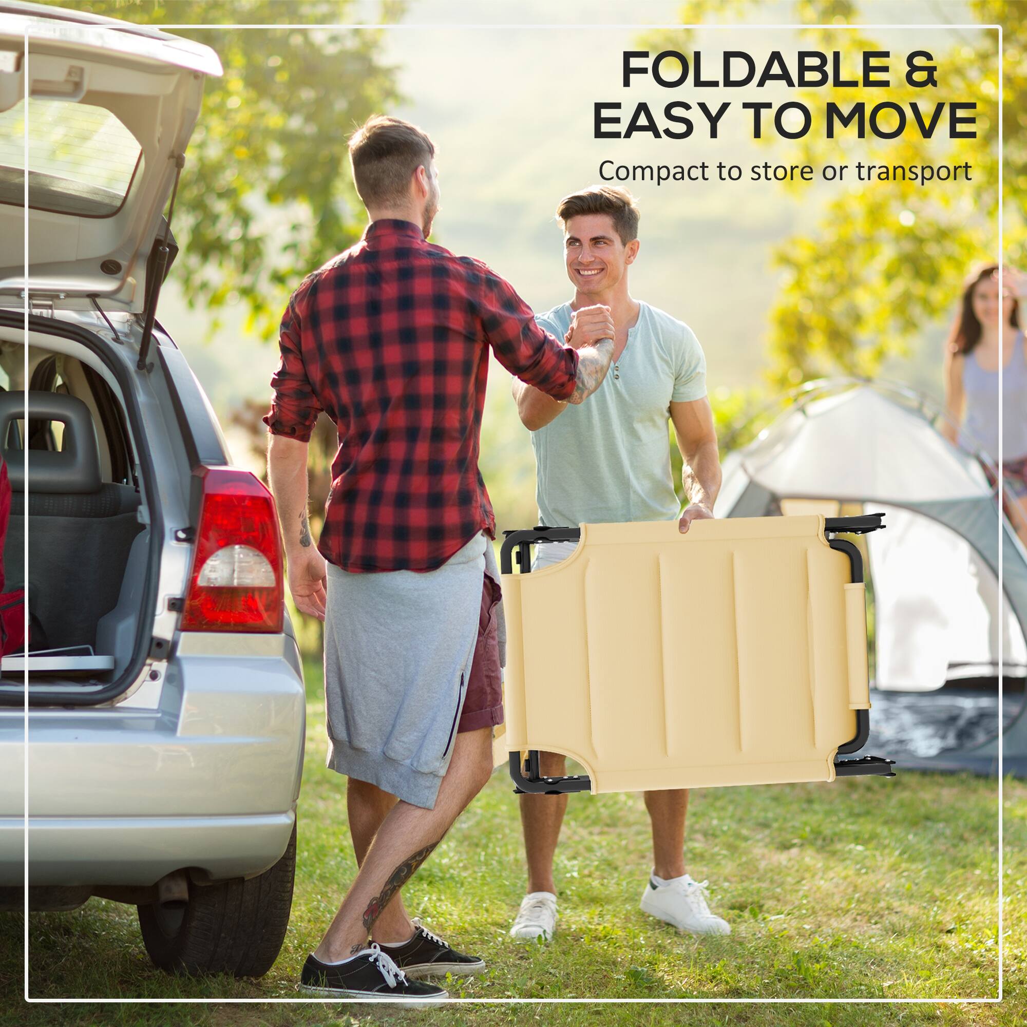 FOLDABLE & EASY TO MOVE
Compact to store or transport