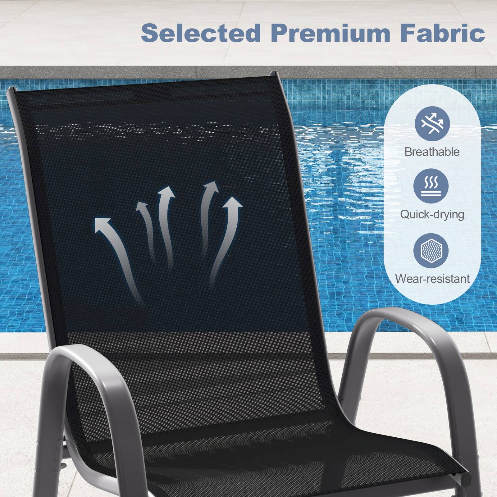 Selected Premium Fabric  
Breathable  
Quick-drying  
Wear-resistant