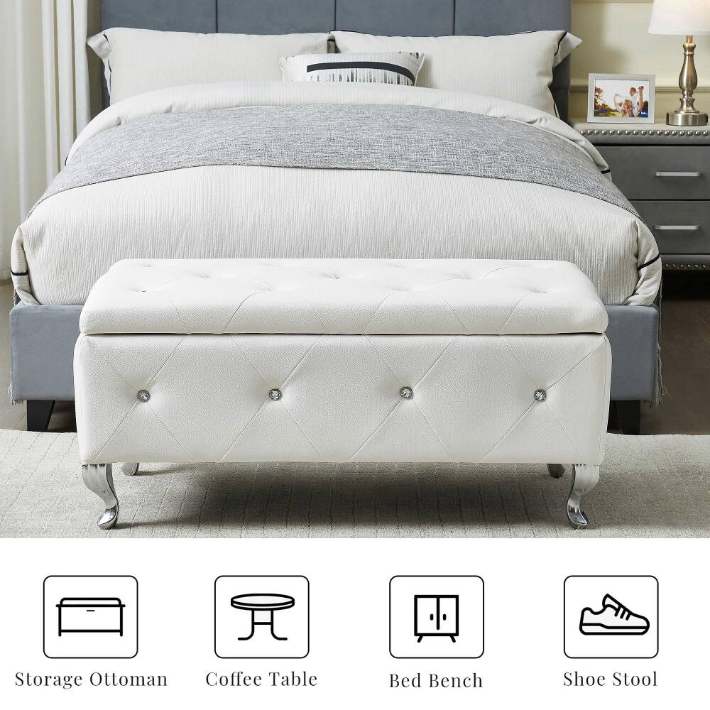 Storage Ottoman Coffee Table  
Bed Bench  
Shoe Stool
