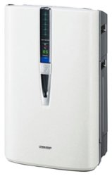 Sharp - Air Purifier and Humidifier with Plasmacluster Ion Technology Recommended for Large-Sized Rooms - White - Front_Zoom