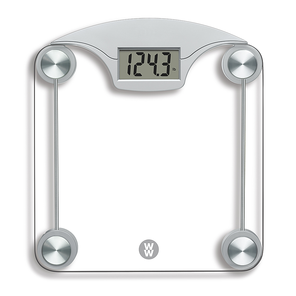 Angle View: Weight Watchers by Conair Digital Glass and Chrome Scale WW39X