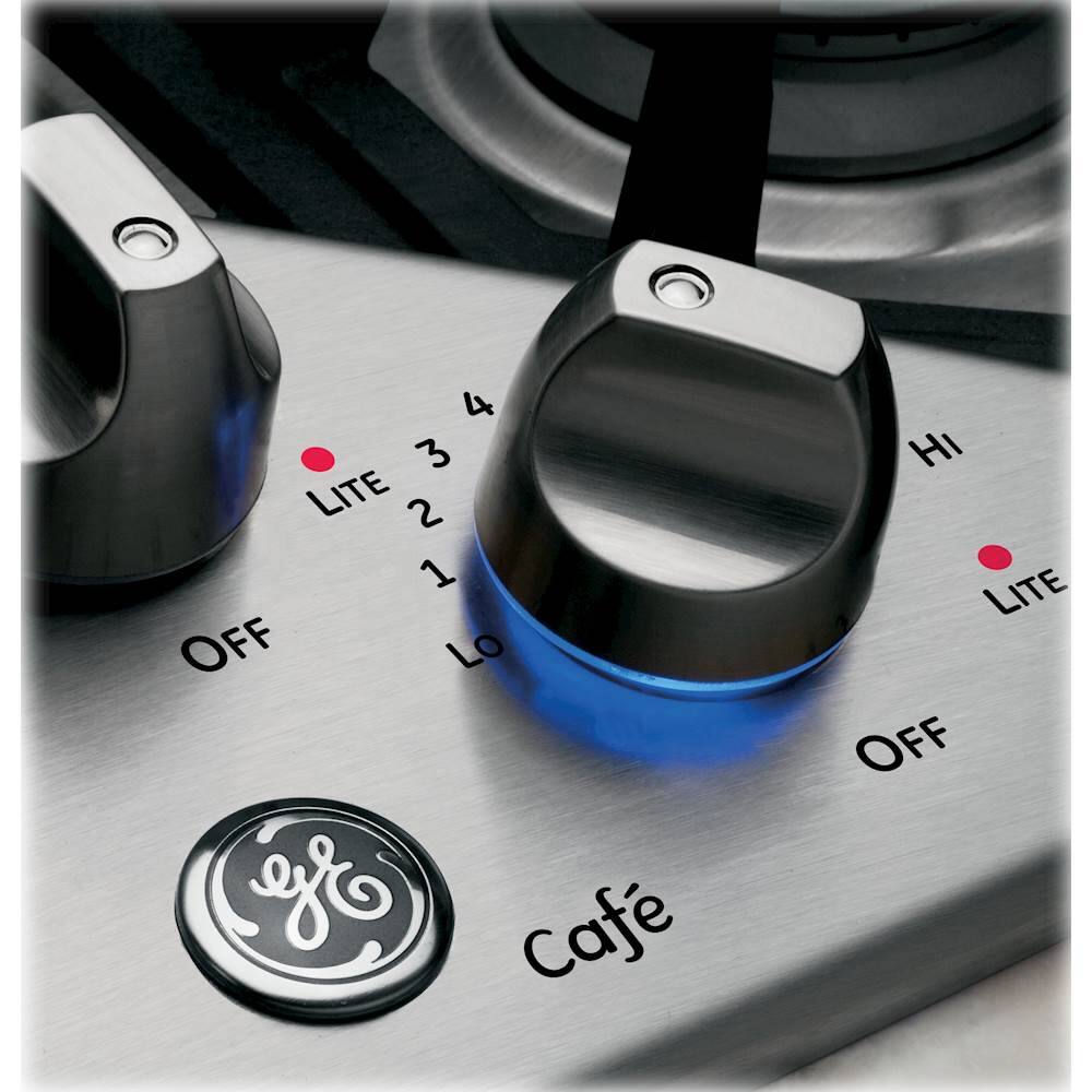 GE CGP350SETSS 30 Inch Gas Cooktop with 5 Sealed Burners, 20,000 BTU  Tri-Ring Burner, Precise Simmer Burner, Heavy Cast Grates, Child Lock,  Griddle Accessory, GE Fits! Guarantee and ADA Compliant