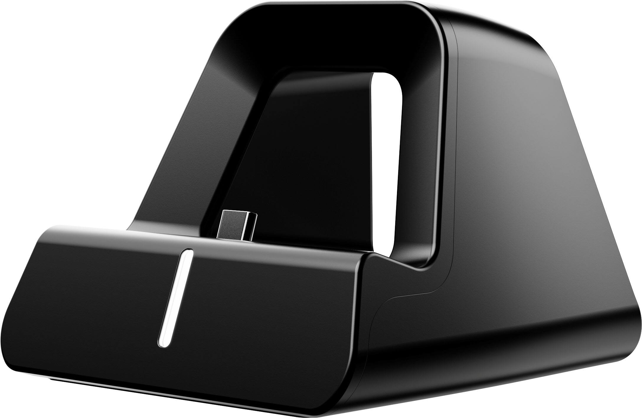Angle. OhSnap - MCON Dock Holder with 4k @60Hz HDMI Video Display for Univeral Phones with USB-C Port - Black.