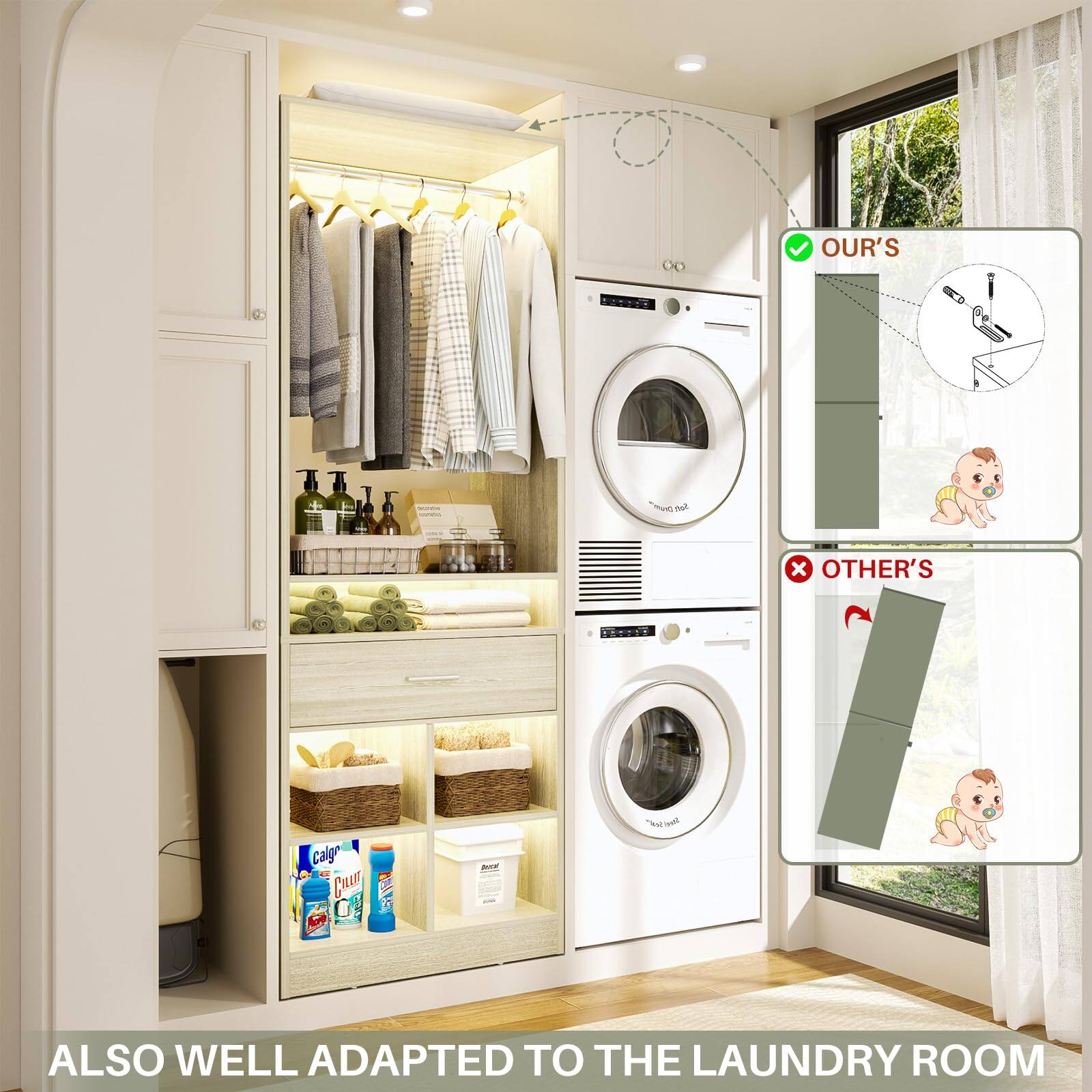 OUR'S S CNO 1 mat x OTHER'S Der calg Cocn M WO Fl s ALSO WELL ADAPTED TO THE LAUNDRY ROOM

ALSO WELL ADAPTED TO THE LAUNDRY ROOM