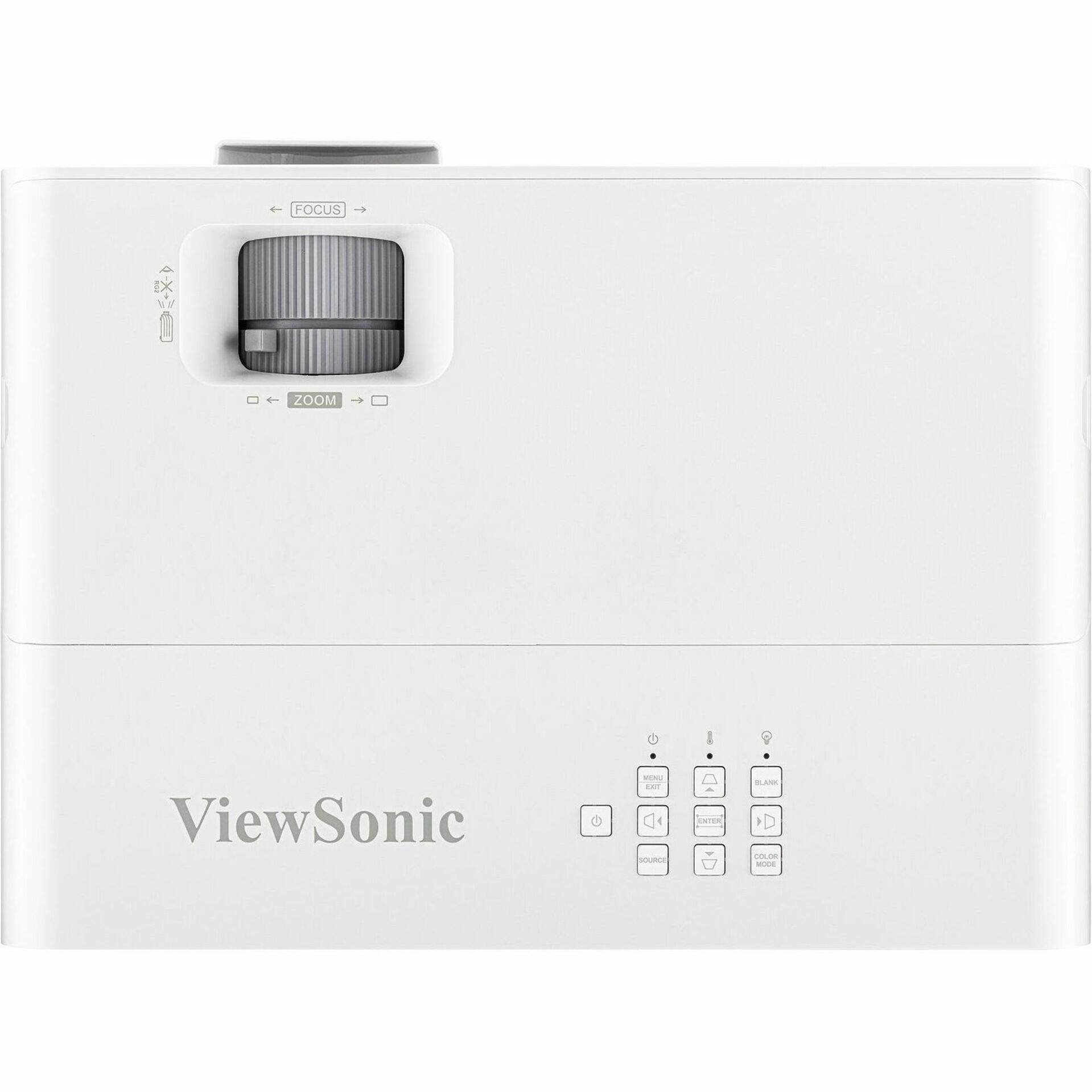 ViewSonic s ERT D  c ENTER LAM I COLER - FOCUS ZOOM