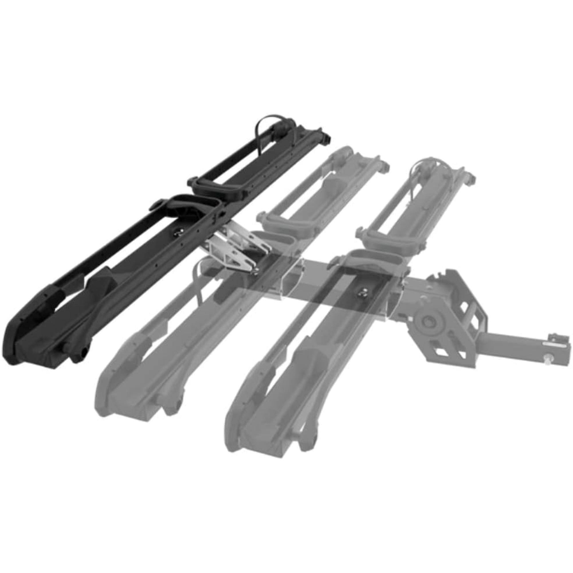 Alt View 2. Saris - Modular Hitch Bike Rack System Base Accessory, MHS Duo 1-Bike 1 Per Tray - Black.