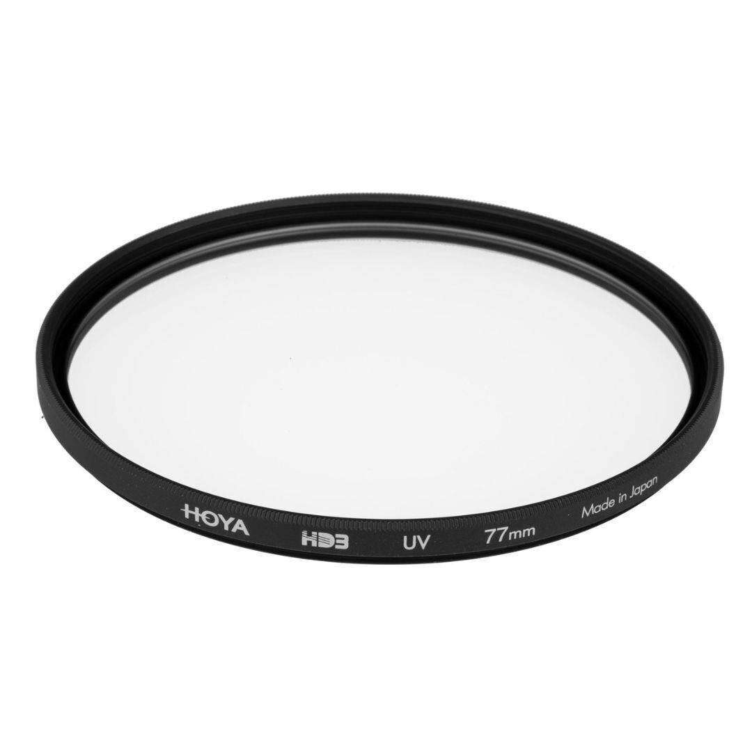 Front. Hoya - Hoya 77mm HD3 UV Filter.