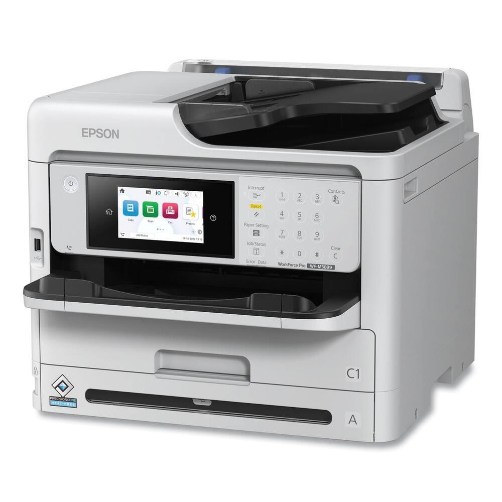 EPSON

Interrupt Contacts 1 2 E - - - Reset "1 4 5 6 - - an Paper Setting 7 8 g - TO - JolStatus Clear * 0 I C Amor Data WorkForce Pes WF SPA C1 A
