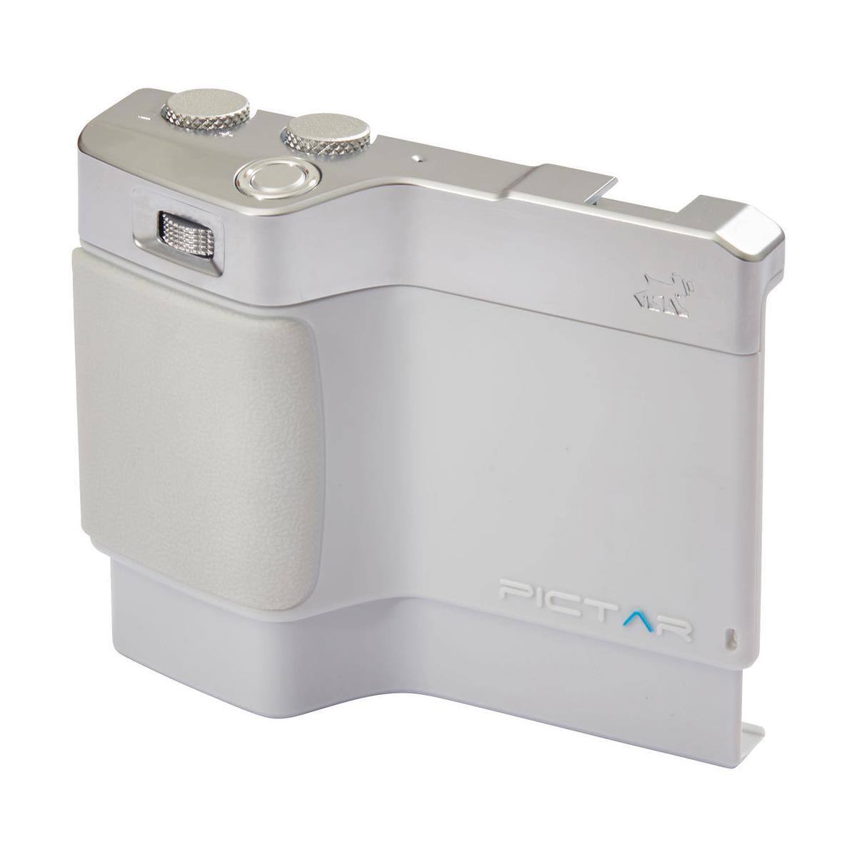 Alt View 1. Pictar - Pictar Smart Grip for Smartphones, Smokey White.