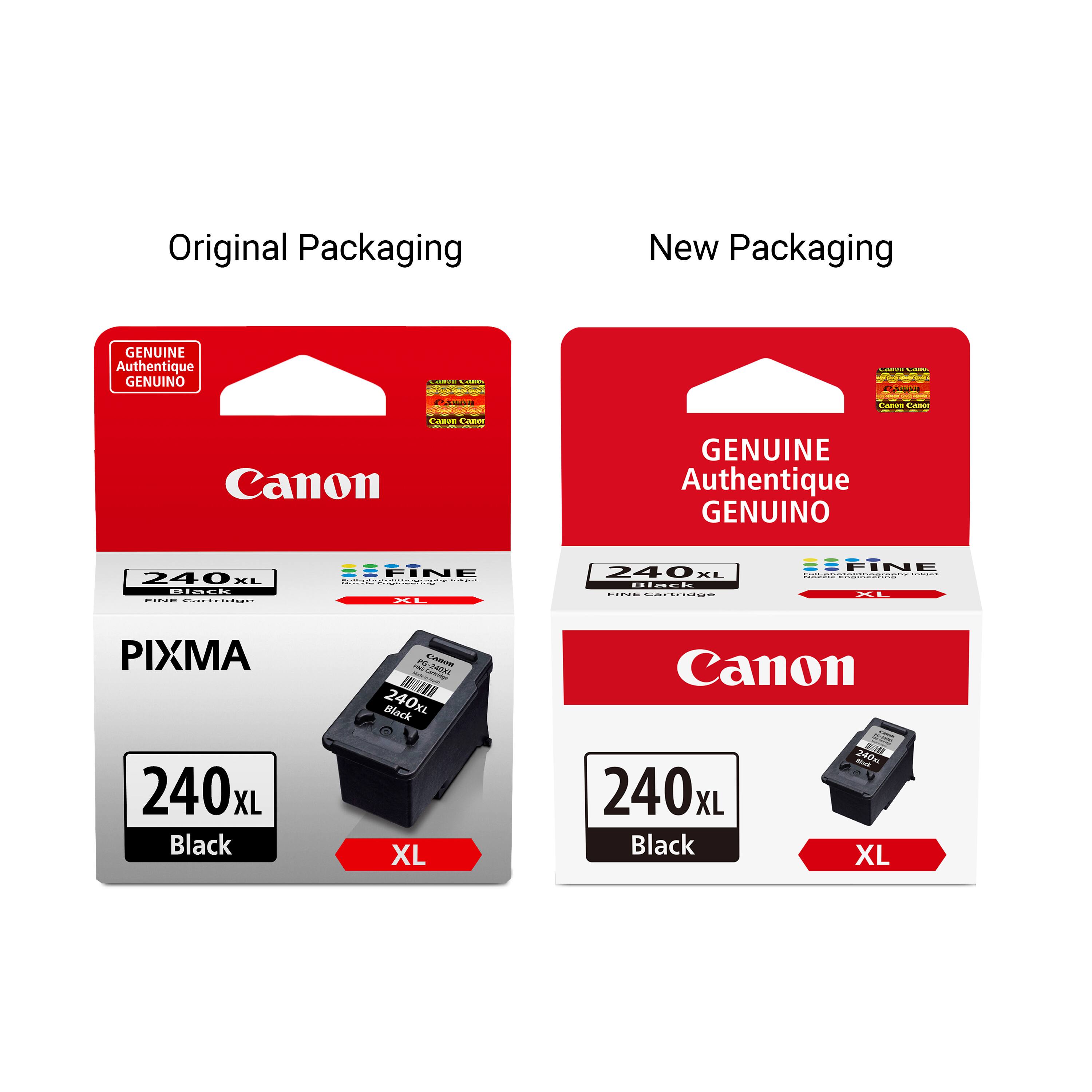 Original Packaging New Packaging GENUINE Authentique GENUINO - - i Canon GENUINE Authentique GENUINO 240xL .. i-Ed : ..iI..E FINE eni  240xL XL i-ed : I FINE Nnn - PIXMA r CoN haa 0 Black 240KL Canon 240XL Black XL 240XL XL Black FN 2OmL XL