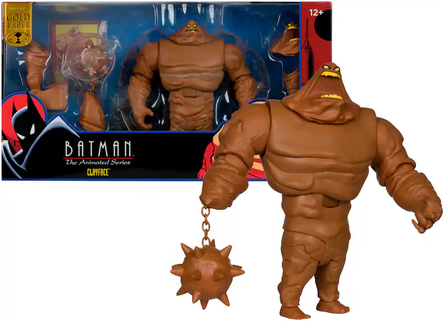 McFarlane Toys Batman: The Animated Series Clayface Gold Label Deluxe 7 ...