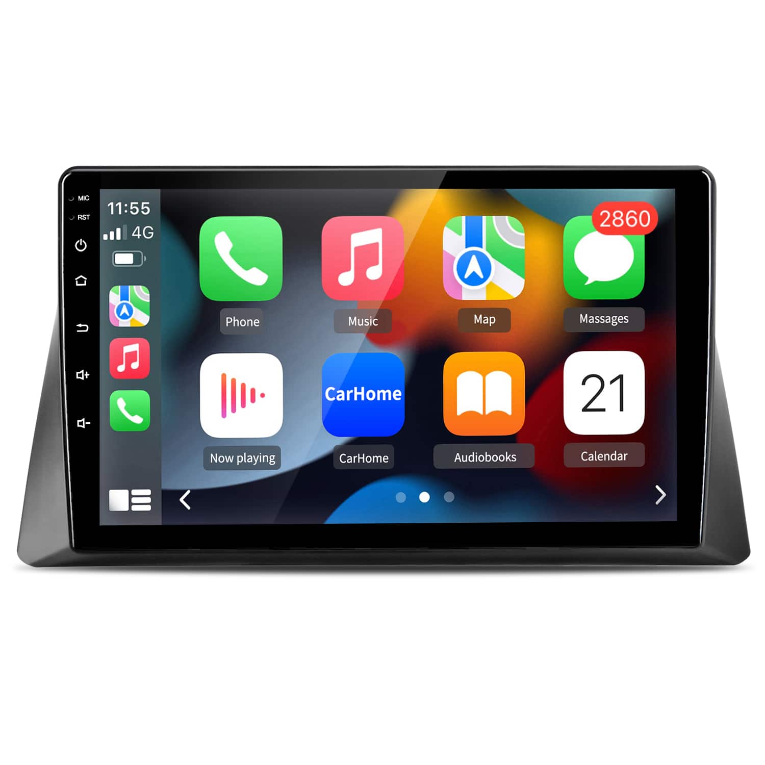 Junsun - For Honda Accord 2008-2012 10" 8 Core 4+64GB Android 15 carplay Car Stereo Radio GPS Navi WIFI RDS SWC Bluetooth FM - Black