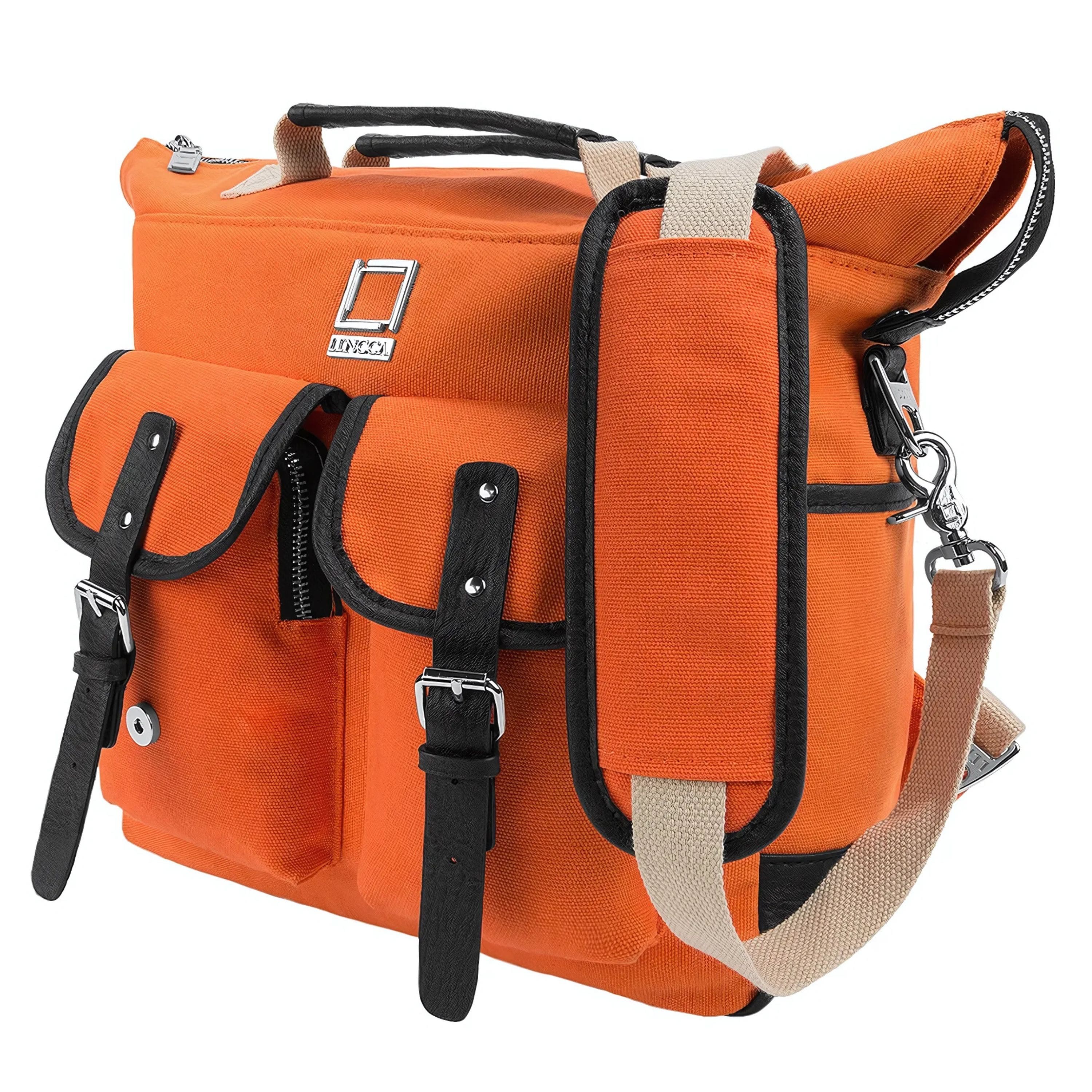 Kitcheniva - Tablet Backpack Messenger Bag Carry Case For 11" iPad - Orange