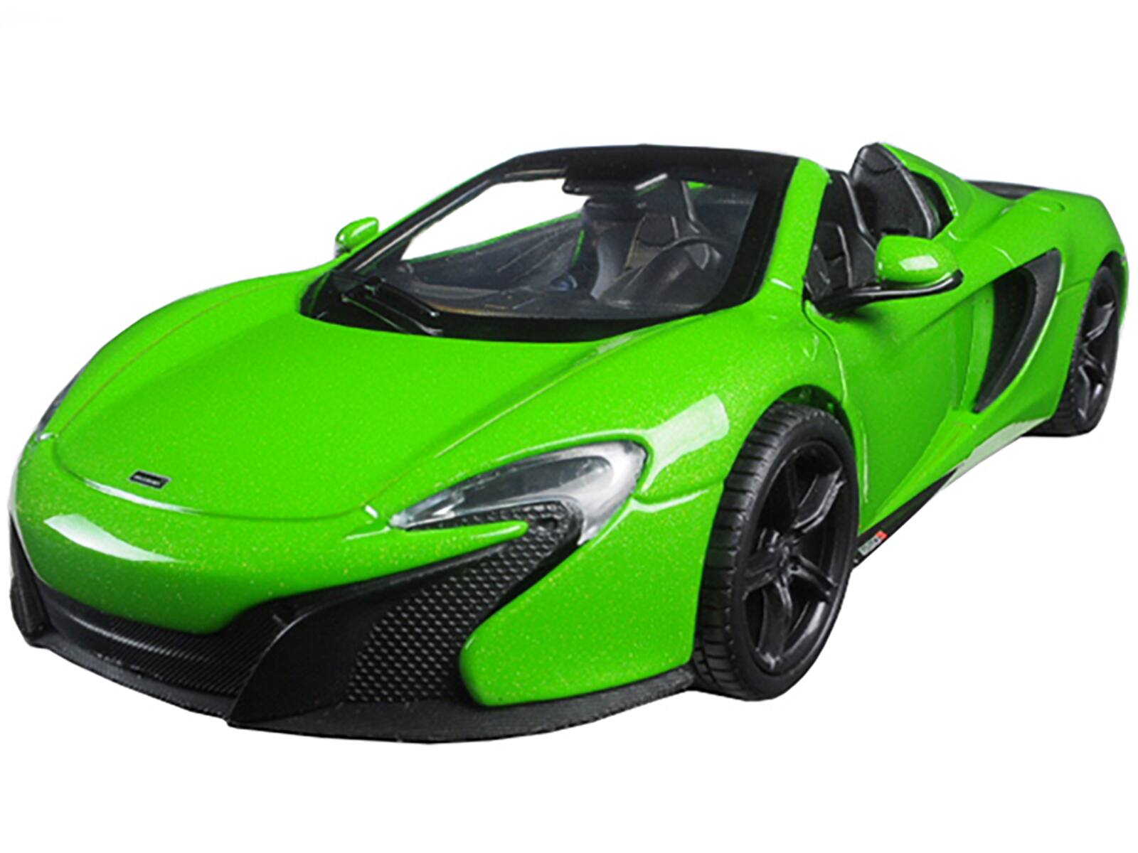 Alt View 1. Motormax - McLaren 650S Spider Green 1/24 Diecast Model Car by Motormax.