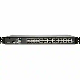 SonicWall - NSa 3700 Network Security/Firewall Appliance - Intrusion Prevention - 24 Port - 10GBase-X, 1000Base-T - 10 - Black