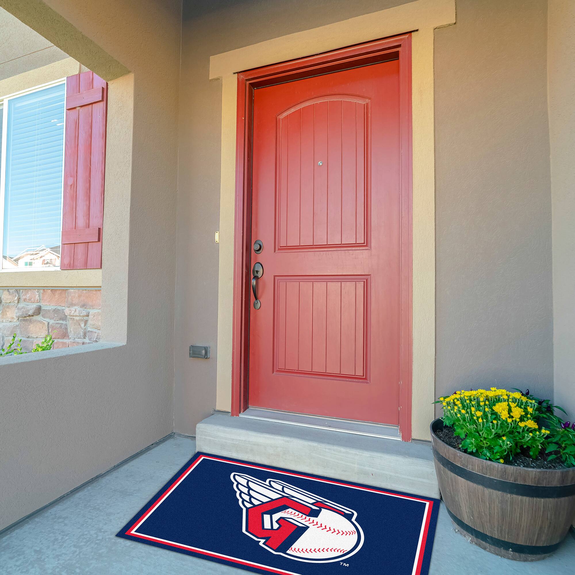 Alt View 3. Imperial - Cleveland Guardians 2'8" x 3'10" Area Rug - Multicolor.