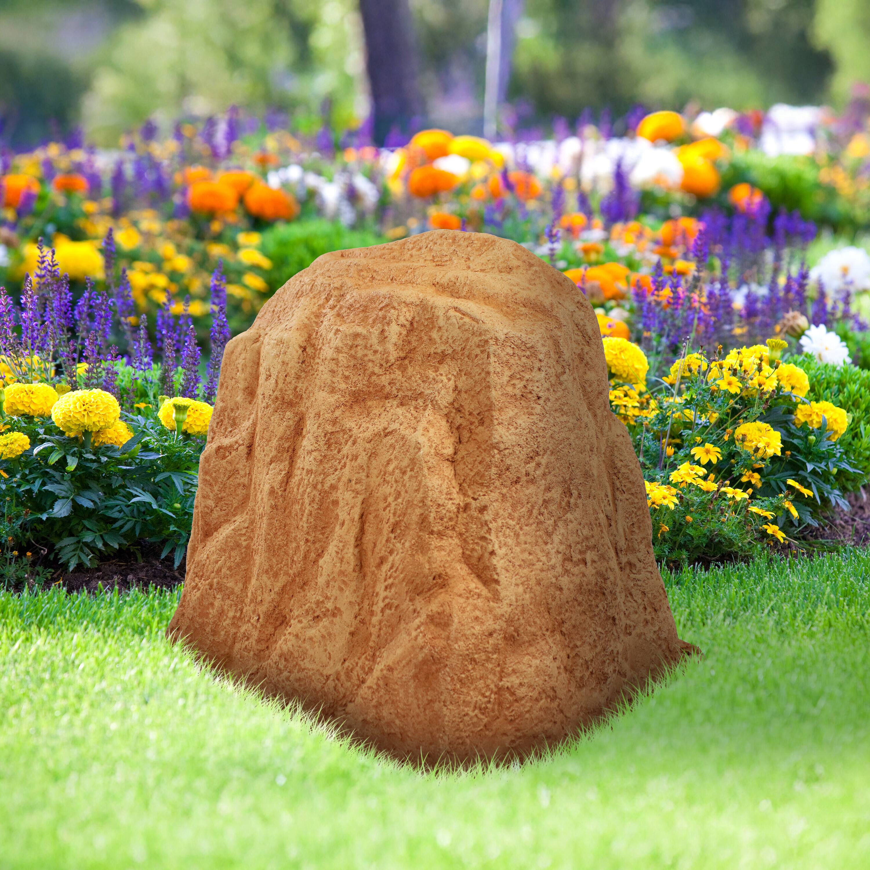 Alt View 8. Sunnydaze - Artificial Polyresin Landscape Rock with Stakes - Sand.