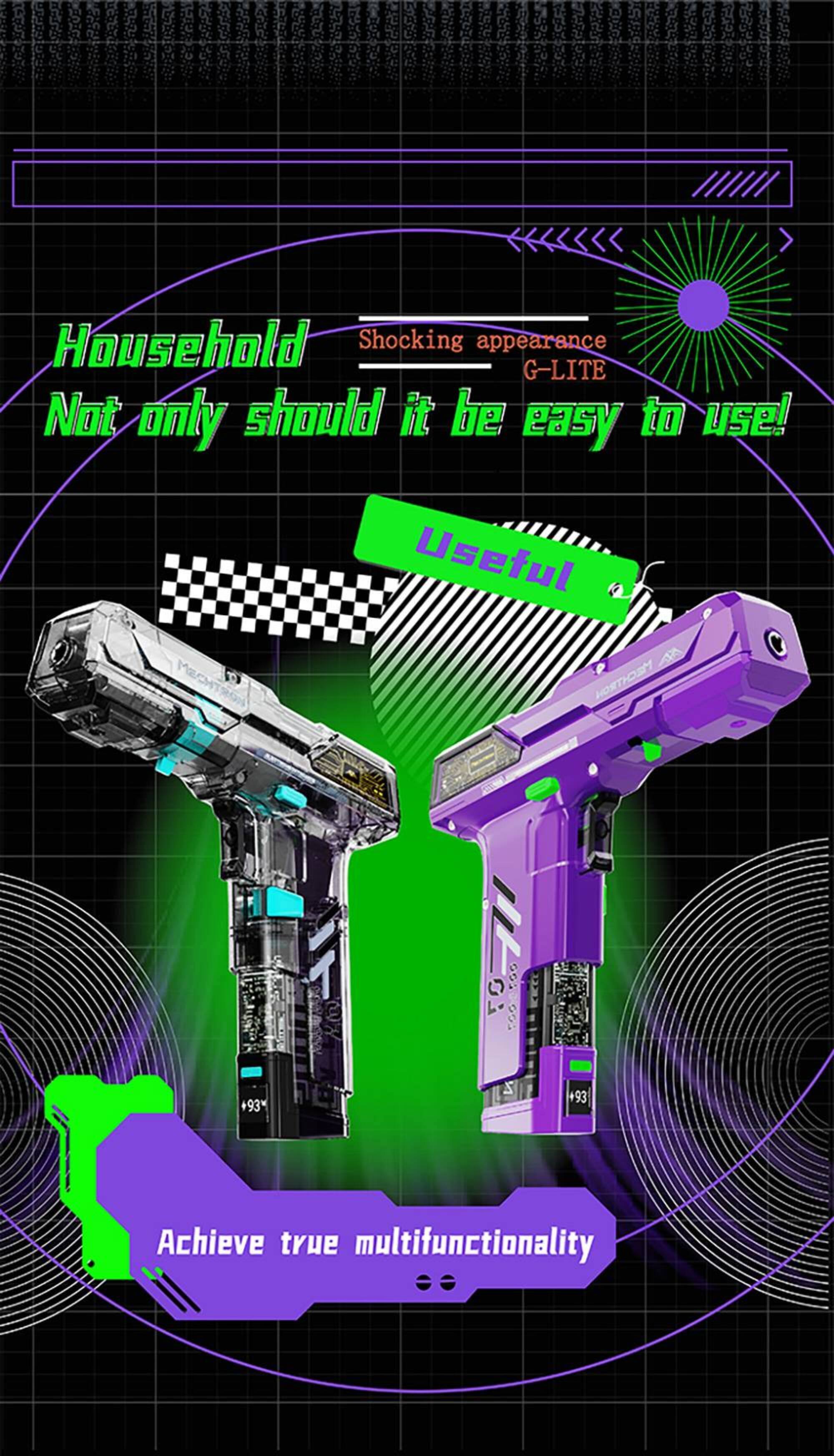 Household  
Shocking appearance G-LITE  
Not only should it be easy to use!  

MECHTRON  
Useful A MECHTRON  
01 500 FOO  
+93  
93  

Achieve true multifunctionality